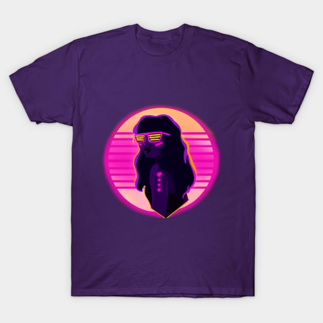Vaporwave Girl T-Shirt by Marlopoly